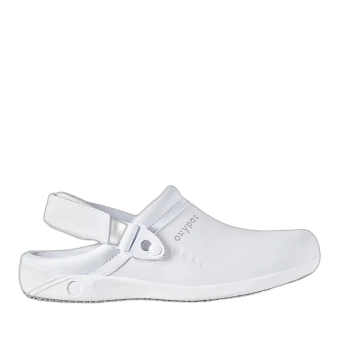 OXYPAS REMY : Professionele slipper in leder - Maat 39 - Wit