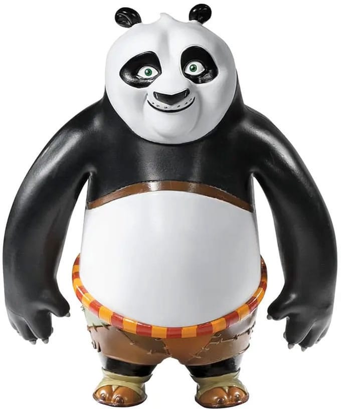 Noble Collection Kung Fu Panda Bendyfigs Bendable Figure Po Ping 15 cm Mini-Figuur