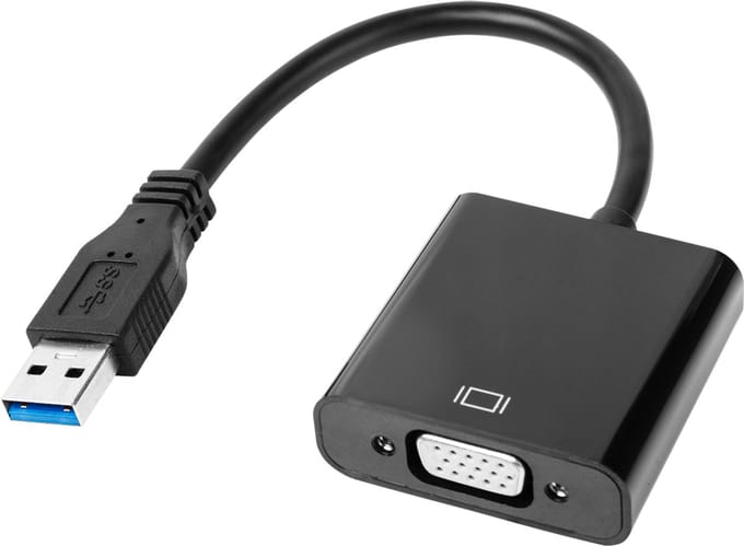 Cabletech Serie - USB 3.0 naar VGA Adapter - 800x600 resolutie - Plug&Play