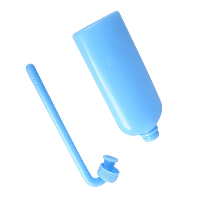 Bouteille de nettoyage portable en plastique de 230 ml pour sac de colostomie, outil de lavage, accessoire white