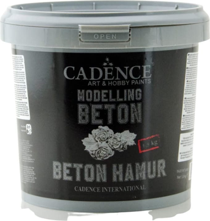 Cadence beton Trendy Craft 1,5 kg creatieve reliëfpasta.