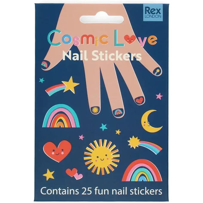 Cosmic love nagelstickers voor kinderen Rex London (x30)