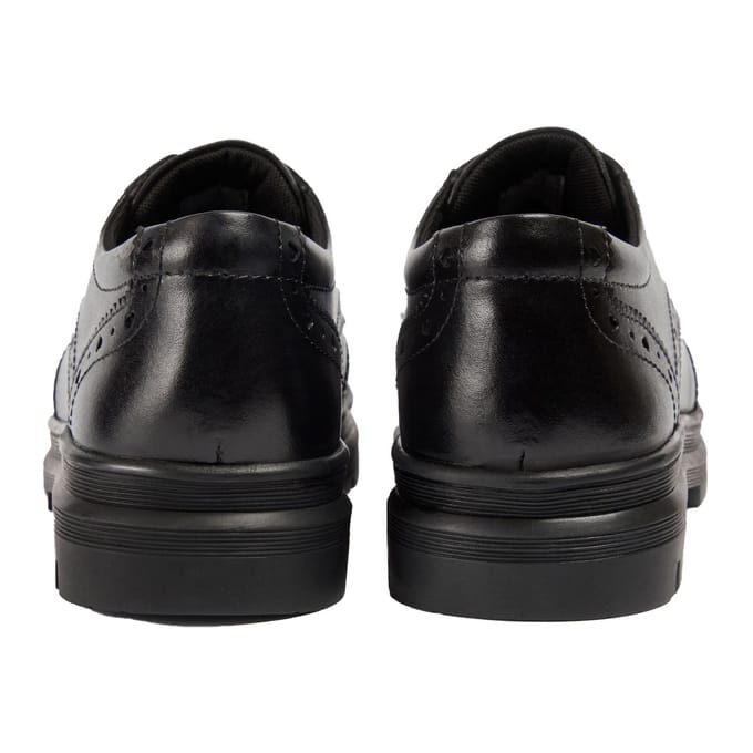 Pod Fiona Meisjes Zwart Leren Brogues