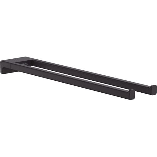 hansgrohe AddStoris handdoekhouder 2-lids mat zwart
