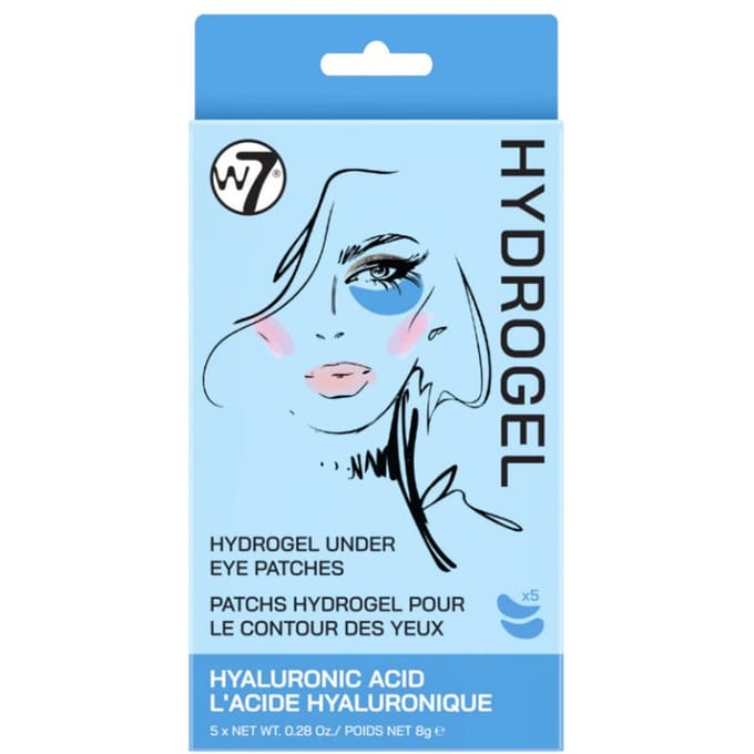 W7 Hydrogel Under Eye Patches Hyaluronic Acid 5 x 8 g