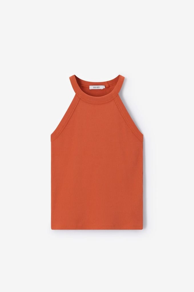 Sissy-Boy - Donkeroranje halter singlet
