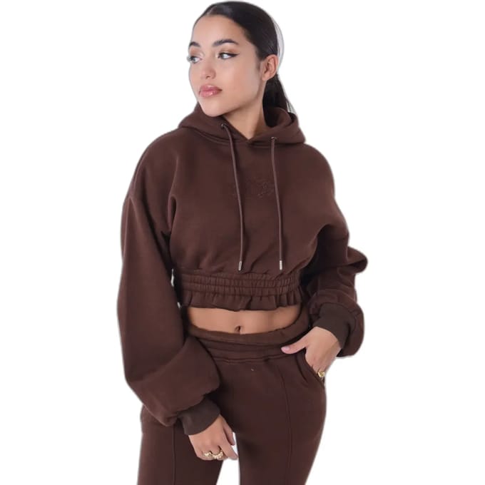 Sweatshirt damescapuchon met rimpels Project X Paris