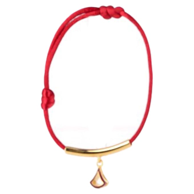 Bvlgari Divas' Dream-armband in rood katoen