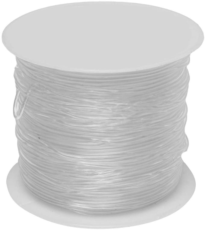 Colorations - Transparant Elastisch Koord - 25 m, 1 mm
