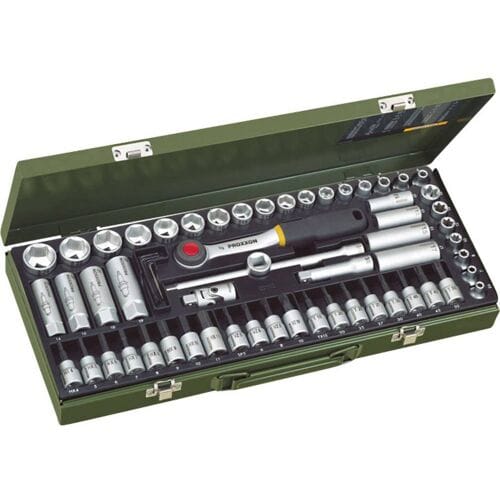 Proxxon Industrial Dopsleutelset Metrisch 3/8 (10 mm) 65-delig 23112