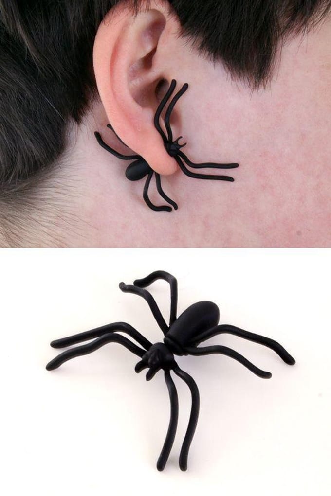 Oorknopjes Spin door oor - Halloween