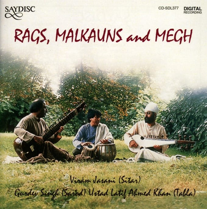 Viram Jasani, Gurdev Singh, Latif Ahmed Khan - Rags, Malkauns And Megh (CD)