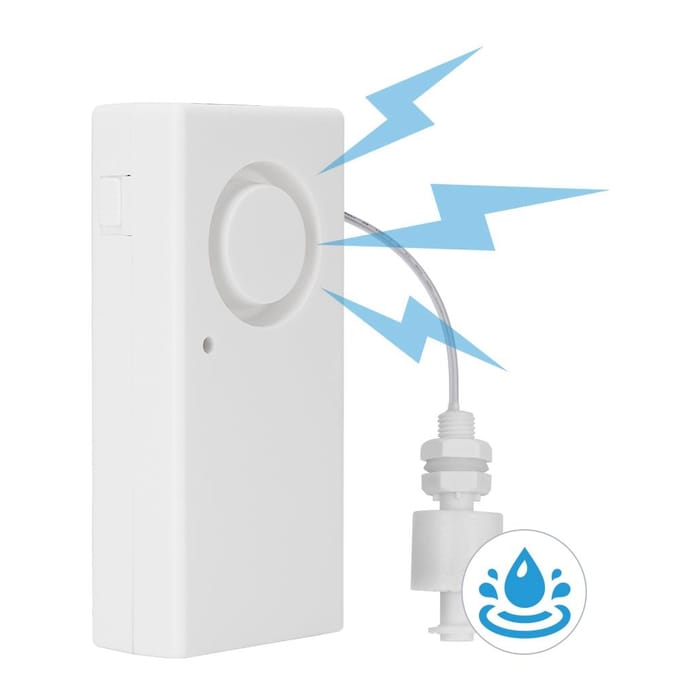 119dB Draadloze Waterlekdetector Sensor met Drijvende Bal voor Aquarium Waterzuiveraar white