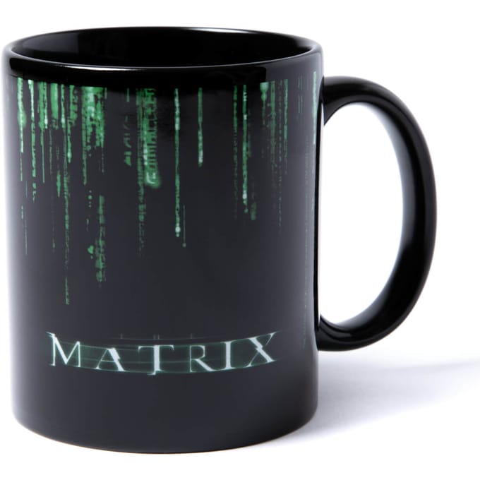 The Matrix Glitch Mug - Zwart