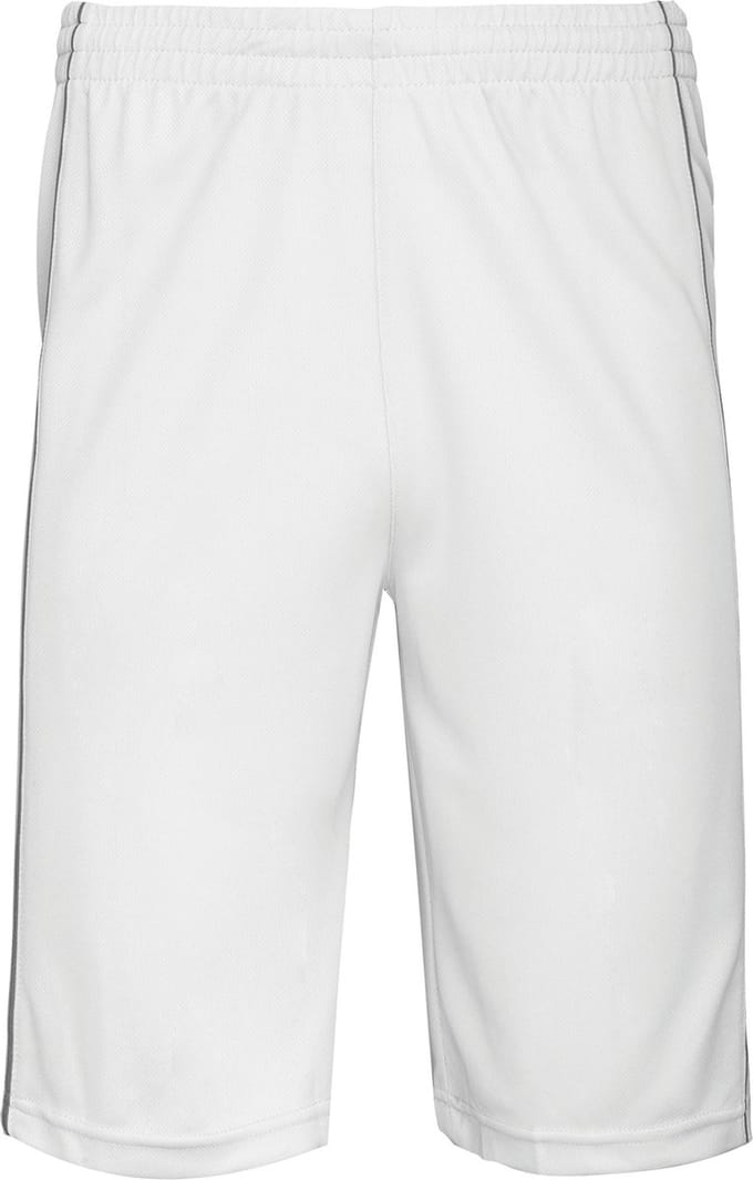 Herenbasketbal short korte broek 'Proact' Wit - XXL