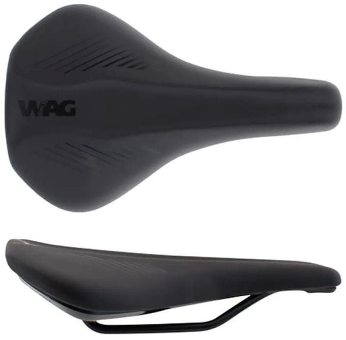 Wag Race Short Zadel Zwart 155 mm