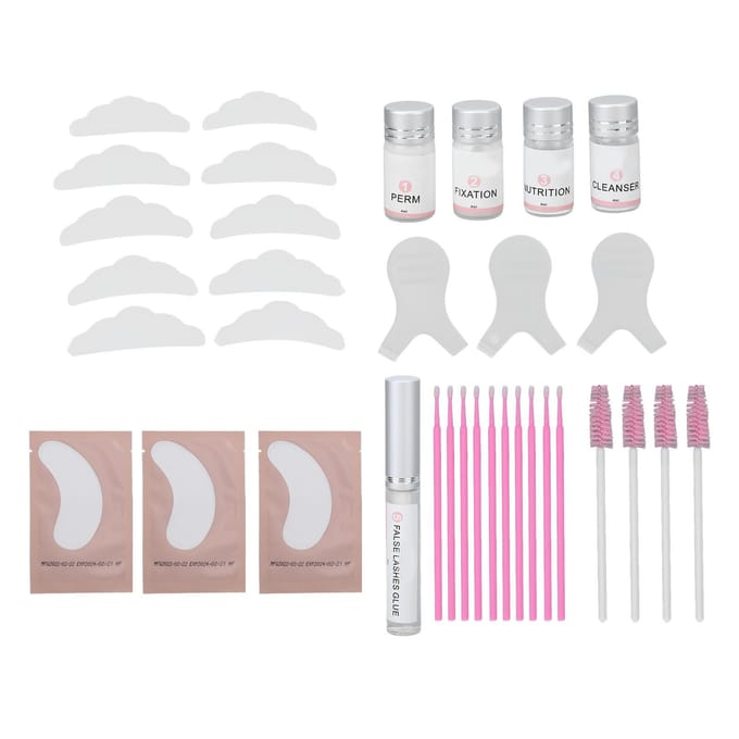 Kit de Lamination des Sourcils Semi-Permanent Sûr Modéré Longue Durée 6 à 8 Semaines Kit de Rehaussement de Cils pour white