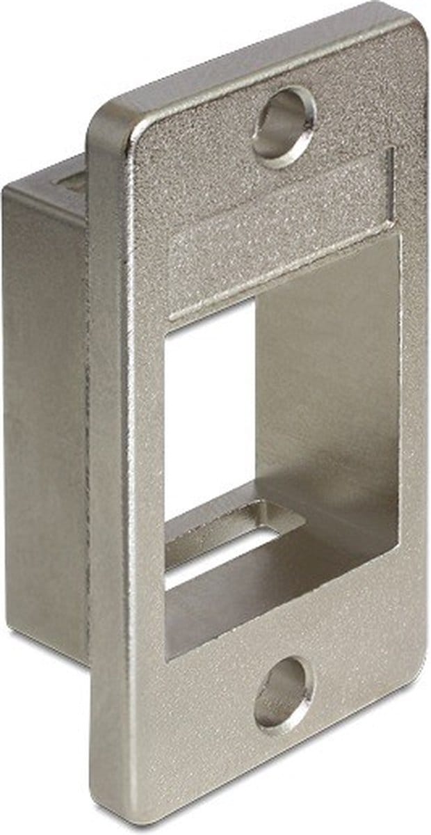 Inbouwframe voor 1 Keystone module / gegoten zink