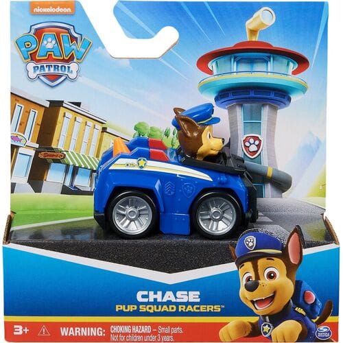 Spin Master Paw Patrol Pup Squad Racers Voertuig - 6 cm, Blauw