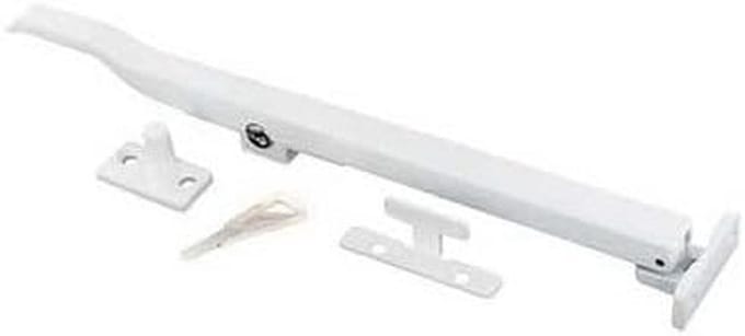 Raamvergrendeling - Raamsluiting Grendel - Veiligheid Thuis - Met Slot - 250 mm - Wit