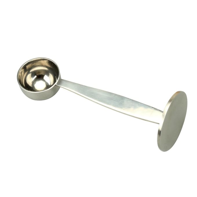 Cuillère à café 2 en 1, doseur à expresso et cuillère doseuse à café, cuillère à café à double usage argenté