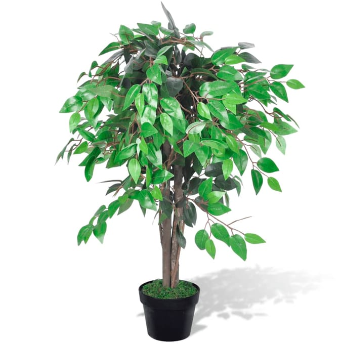 vidaXL - Kunst - vijgenboom - met - pot - 90 - cm