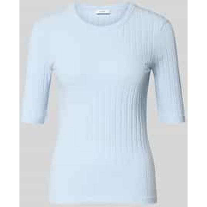 t-shirt in riblook model 'Savka'