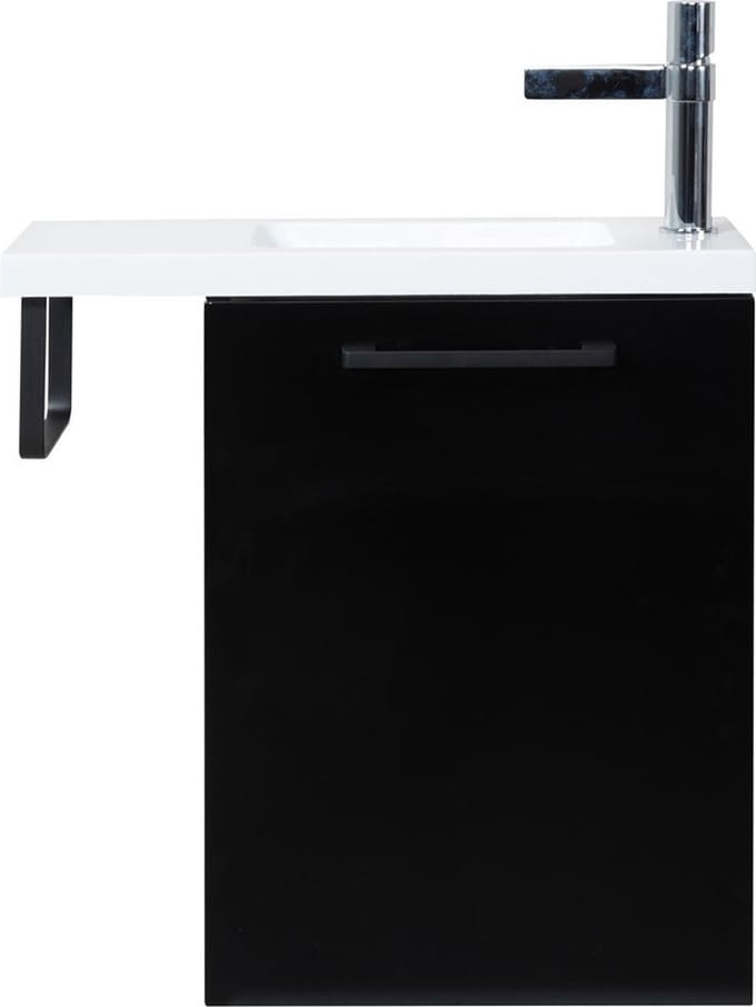 Fonteinmeubel Finn 40cm mat zwart