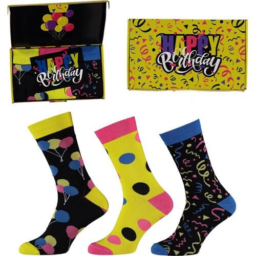 Apollo Sokken Giftbox Verjaardag Heren Cakes & Confetti met gratis wenskaart