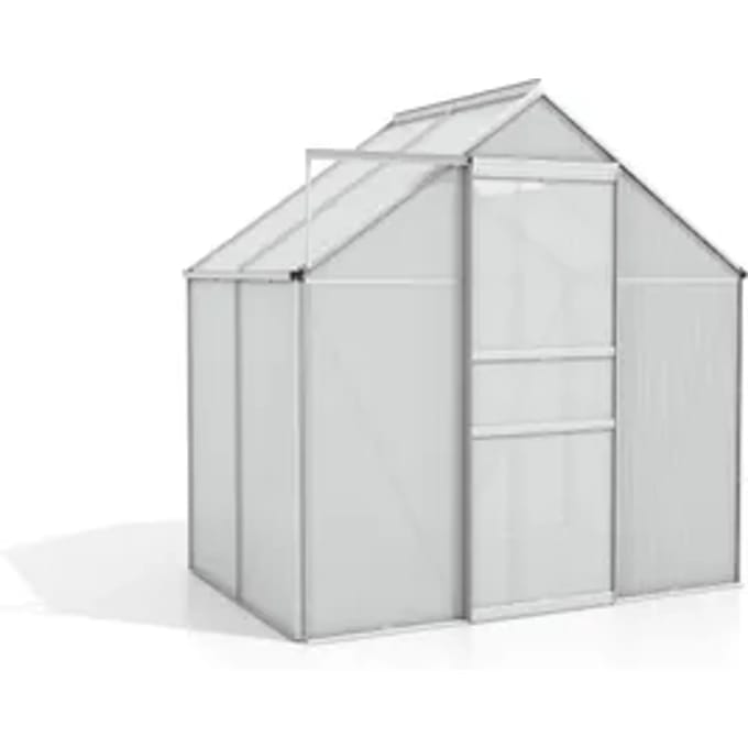 Vitavia Tuinkas Kit Comet 2500 - Polycarbonaat - 4mm - 2,56m² - 131x195x197cm - Aluminium