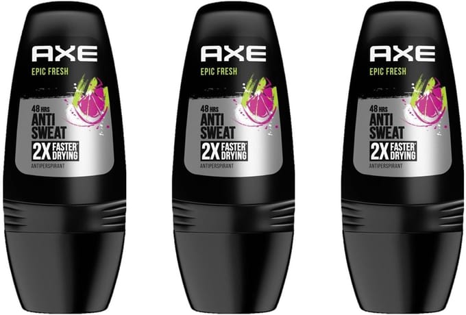 Axe Deo Roller - Epic Fresh - 3 x 50 ml