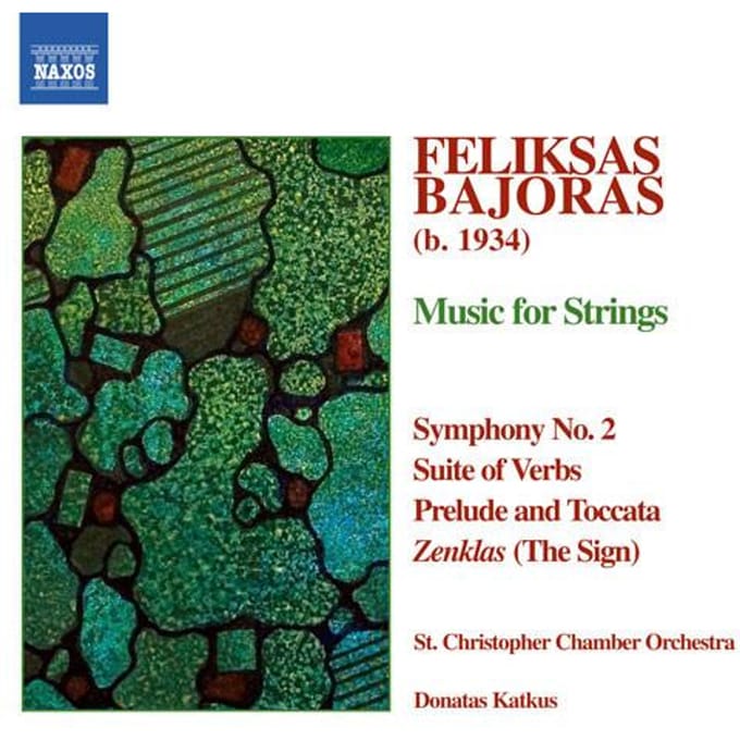 CD FELIKSAS BAJORAS - ST. CHRISTOPHER  - Music For Strings 8570408 Naxos 2007 Europa Klassiek Gebruikt