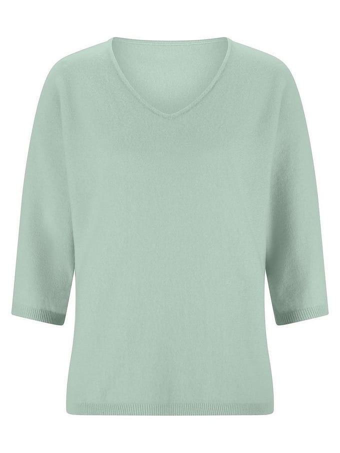 Trui V-hals Peter Hahn Van Peter Hahn turquoise