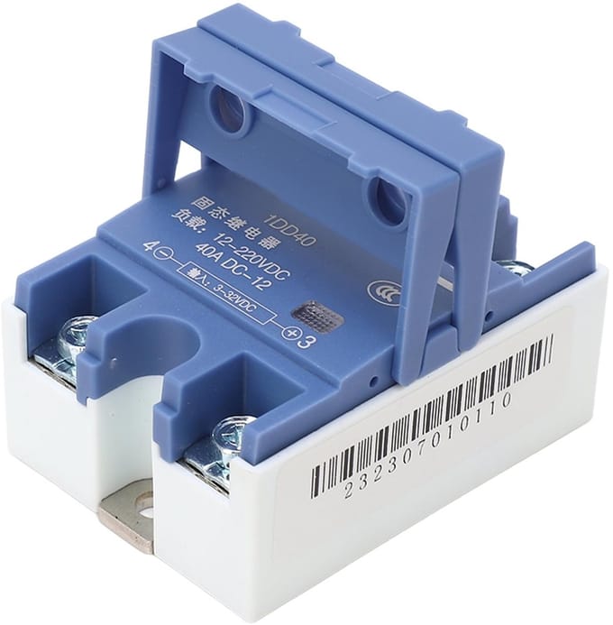 Dailygoody - Solid State-relais - Eenfasige SSR-module - Efficiënte warmteafvoer - DC3-32V Ingang - Automatisering - Geschikt voor verwarmingssystemen