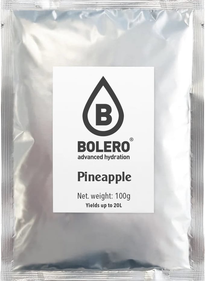 Bolero Siropen – Pineapple Ananas Grootverpakking / Bulk (zak van 100 gram)