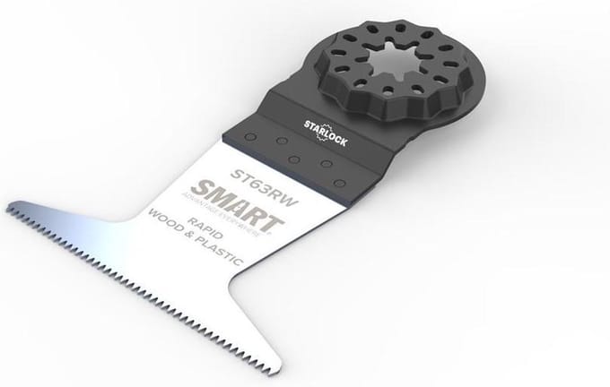 SMART Blades PRO Rapid Wood Invalzaagblad- 63mm - Voor Oscillerende Multitools - 3 stuks