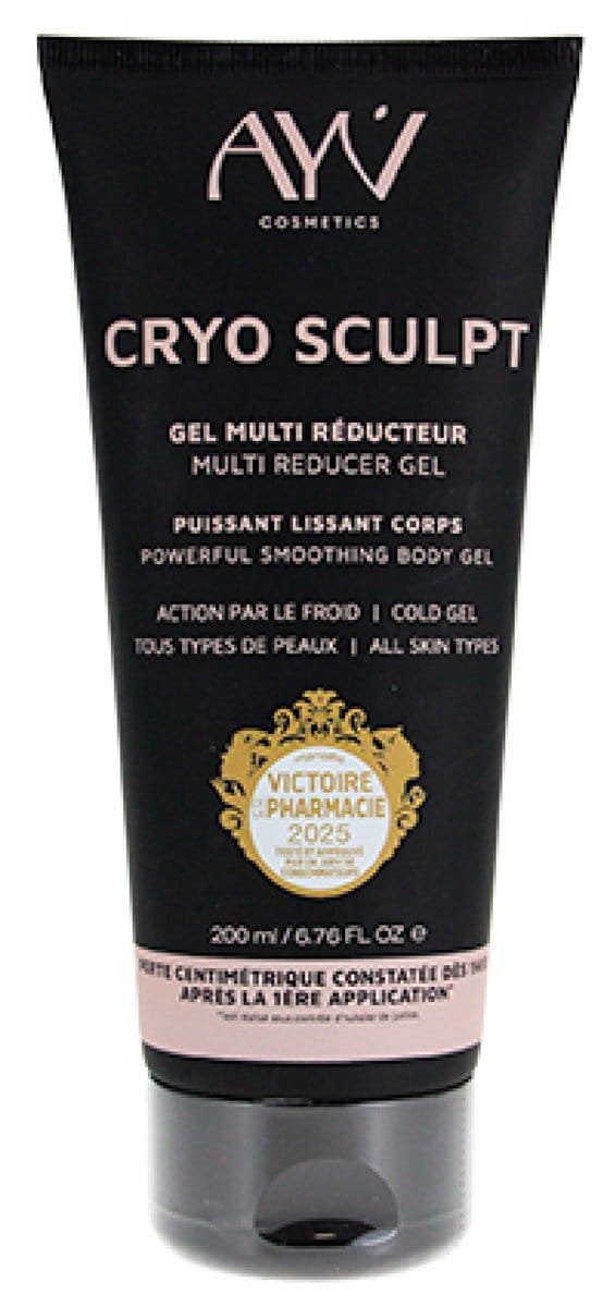 AYV Cosmetics Cryo Sculpt Gel Multi Réducteur Lissant Corps 200 ml