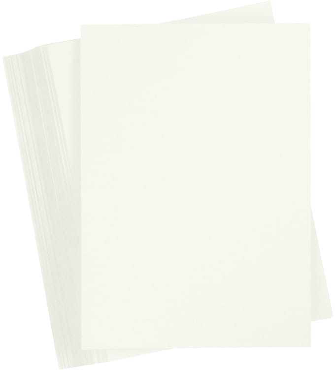 Gekleurd Karton, A6, vel 105x148 mm, 180 gr, off-white, 100 vel | Knutselkarton
