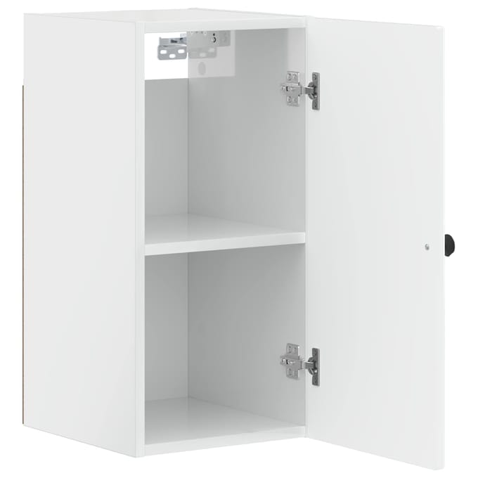 vidaXL - Badkamer - wandkast - ALKMAAR - Hoogglans - Wit - 30 - x - 31 - x - 59 - cm