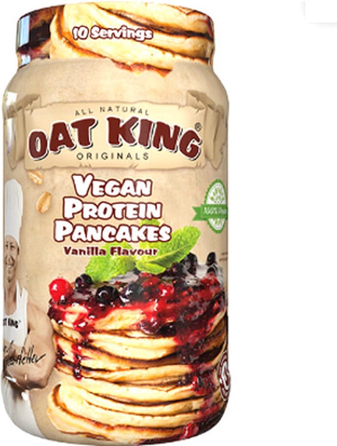 LSP Oat King Vegan Protein Pancakes (500g) Vanilla - Functionele voeding - Eiwitrijke voedingsmiddelen