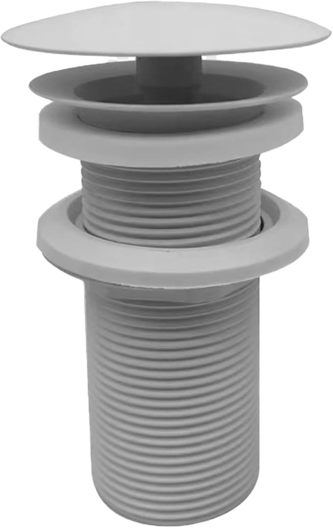 Wiesbaden UniMatch Open Afvoerplug Verlengd 5/4 Inch - Mat Wit