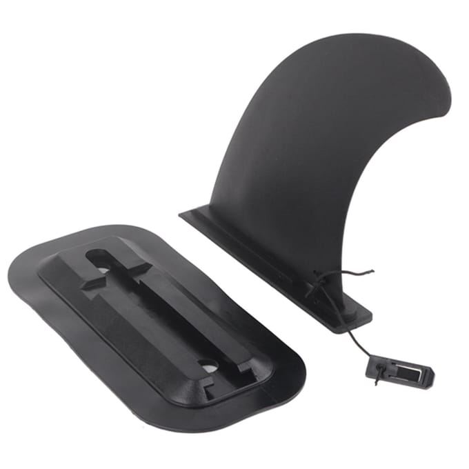 PVC afneembare stand-up paddleboard surfplank longboard middenvin black