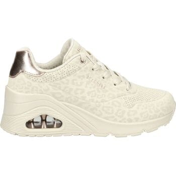 Skechers Uno Wedge - Safari Daze Sneakers Laag - Gebroken wit