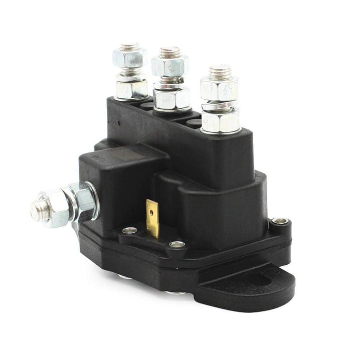 Relais Liermotor Omkeer Solenoïde Schakelaar 12 Volt black