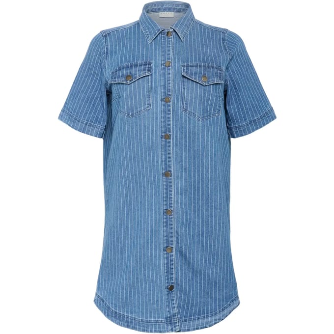 Dames denim jurk KAFFE Curve KCreeca