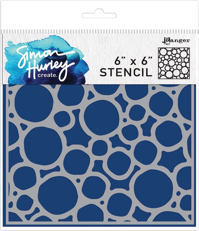 Ranger Simon Hurley Create. Layering Stencils Warped Circles