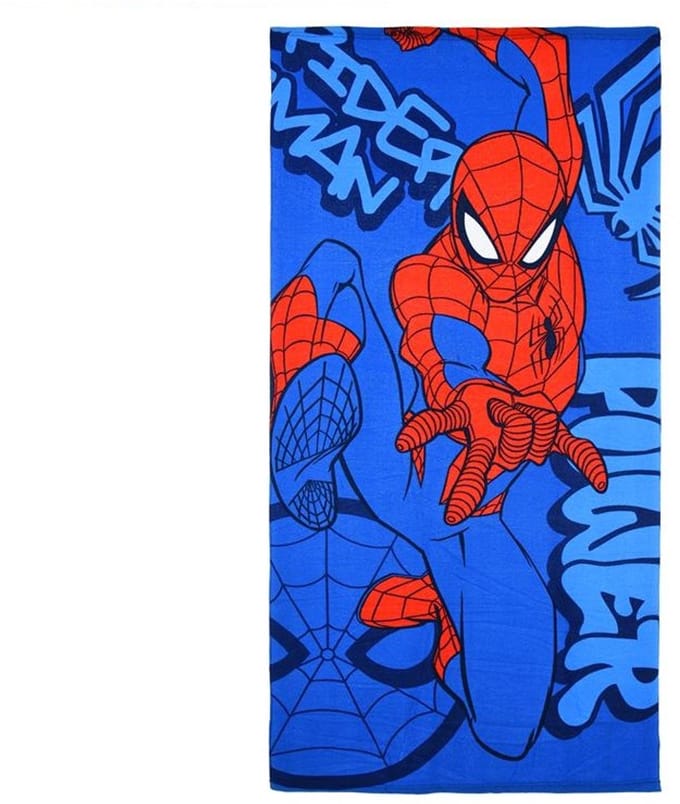 Spider-Man - Marvel Spider-Man Strandlaken / Handdoek - 70x140 cm - absorberend microfiber Polyester