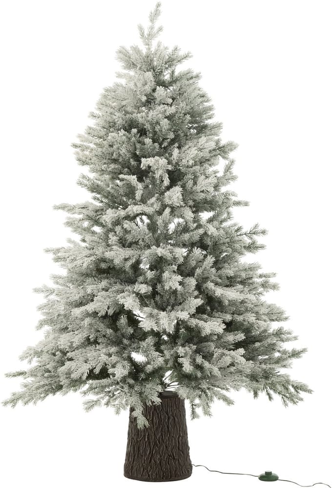 J-Line kerstboom 600 Led Houten Basis - kunststof - groen