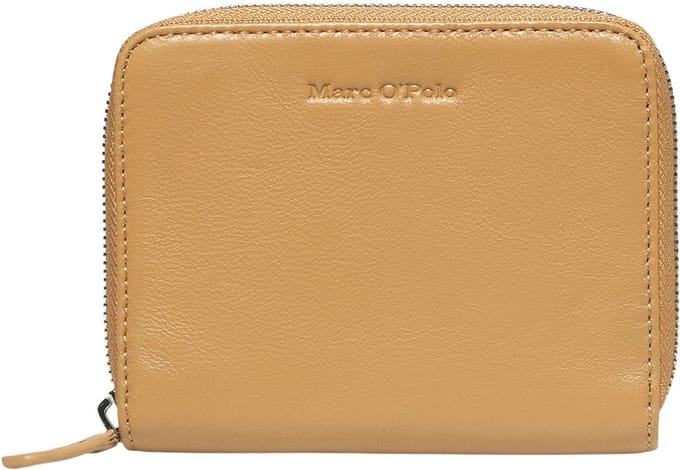 Marc O'Polo Portemonnee Ellis Zip Wallet True Camel Lichtbruin
