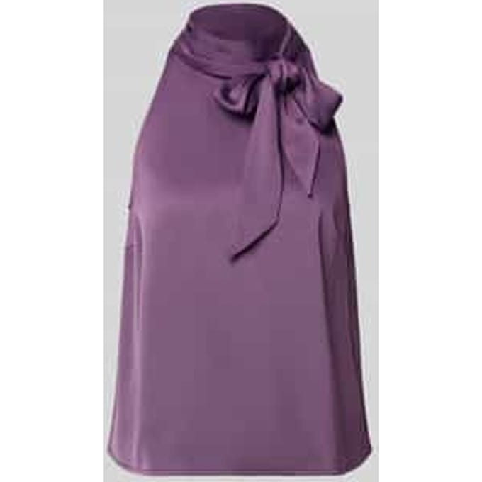 Blousetop met sierstrik model 'PELLA'